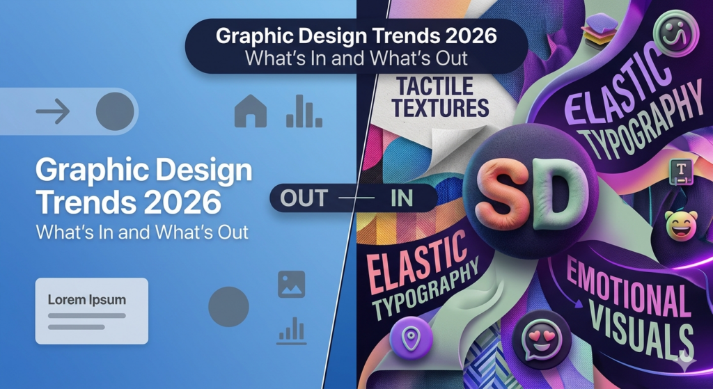 Graphic Design Trends in 2026: What’s In and What’s Out