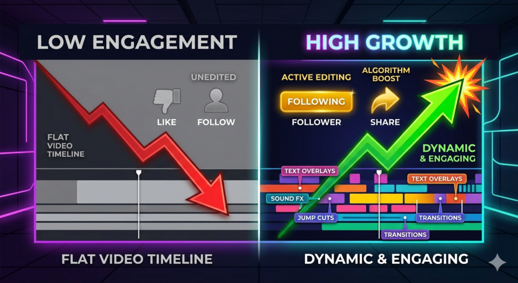 How Video Editing Impacts Social Media Growth