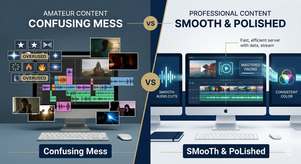 5 Video Editing Mistakes That Make Your Content Look Unprofessional