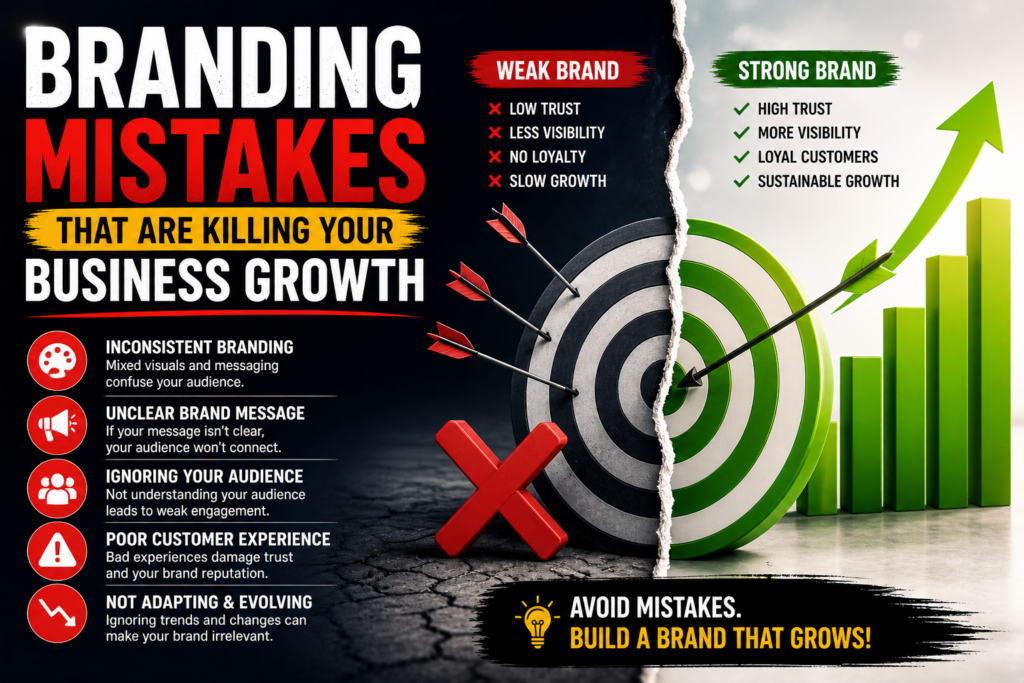 Branding Mistakes That Are Killing Your Business Growth