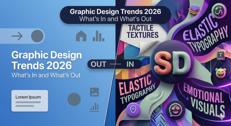 Graphic Design Trends in 2026: What’s In and What’s Out