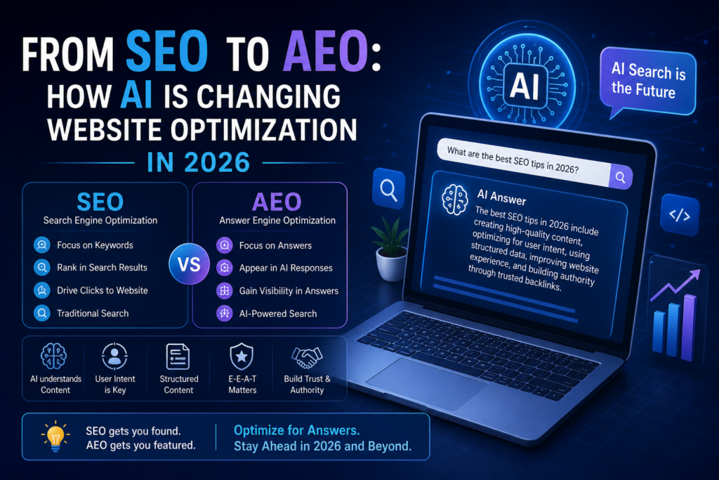 From SEO to AEO: How AI Is Changing Website Optimization in 2026